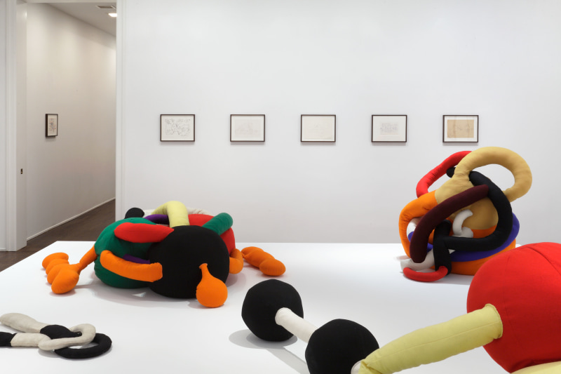 A.R. Penck, Felt Works 1972-1995, New York, 2014, Installation Image 6