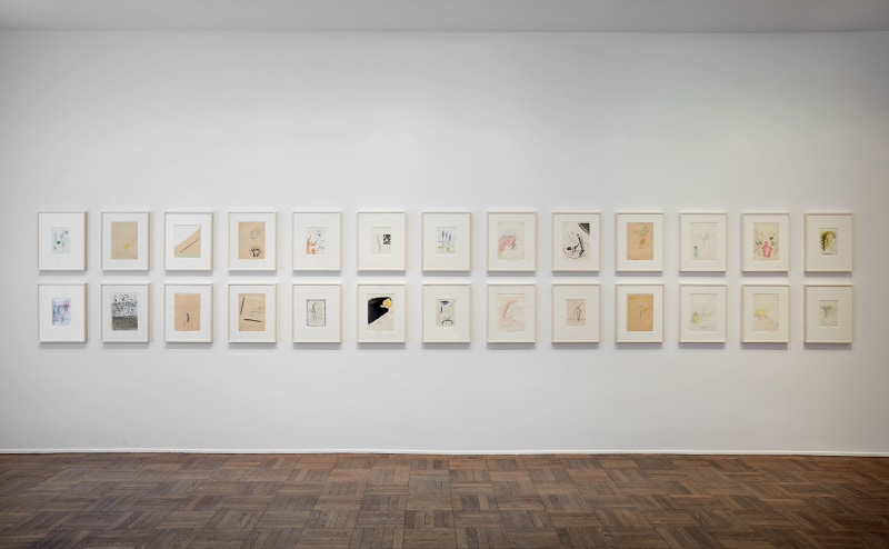 Sigmar Polke, Early Works on Paper, New York, 2014, Installation Image 8