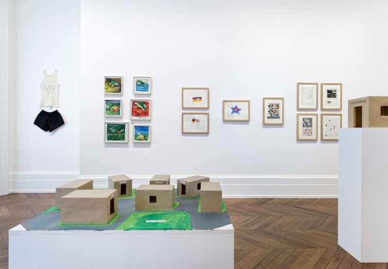 J&Ouml;RG IMMENDORFF LIDL Works and Performances from the 60s and Late Paintings after Hogarth 12 May through 2 July 2016 MAYFAIR, LONDON, Installation View 3