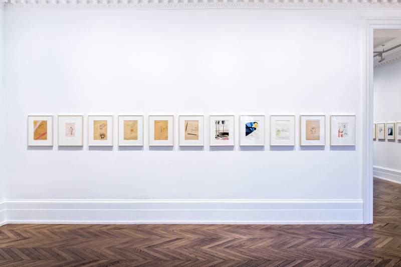 Sigmar Polke, Early Works on Paper, London, 2015, Installation Image 4