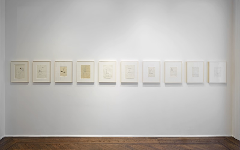 Sigmar Polke, Early Works on Paper, New York, 2014, Installation Image 12
