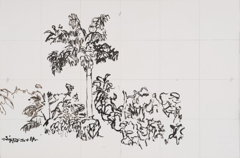 Hurvin Anderson, "Study for Ascent I", 2021