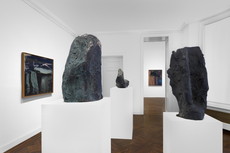 PER KIRKEBY, Paintings and Bronzes from the 1980s, New York, 2018, Installation Image 16
