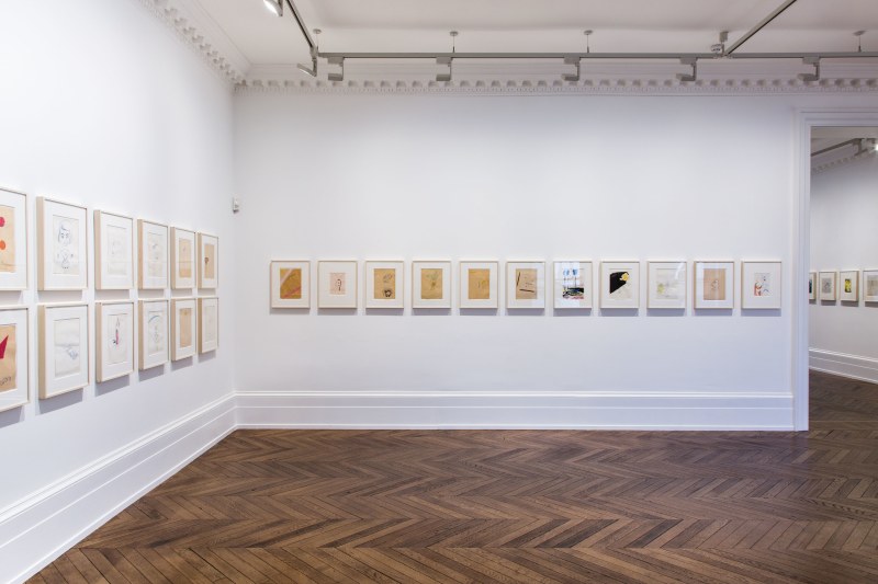 Sigmar Polke, Early Works on Paper, London, 2015, Installation Image 5