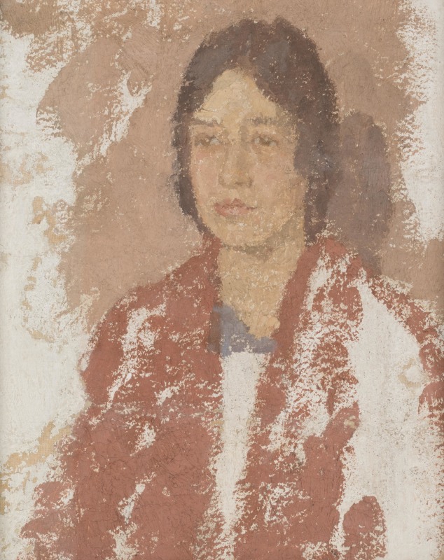 Gwen John, &ldquo;Girl in a Red Shawl&rdquo;, ca. 1910-1920
