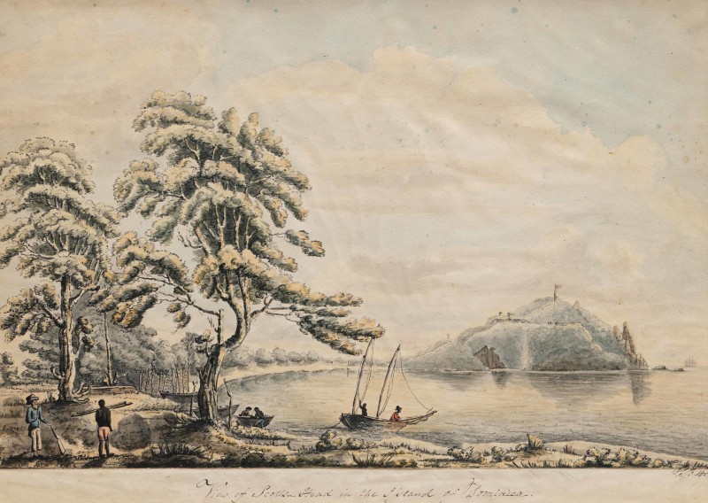 T.L.B., &ldquo;View of Scotts-Head in the Island of Dominica&rdquo;, 1800
