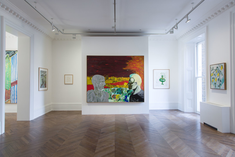 Peter Doig, Early Works, London, 2014, Installation Image 5