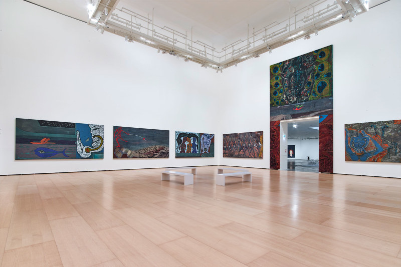 Alex Katz & Francesco Clemente: Sections / Intersections (group show) - 25 Years of the Guggenheim Museum Bilbao Collection - News - Lopez de la Serna CAC