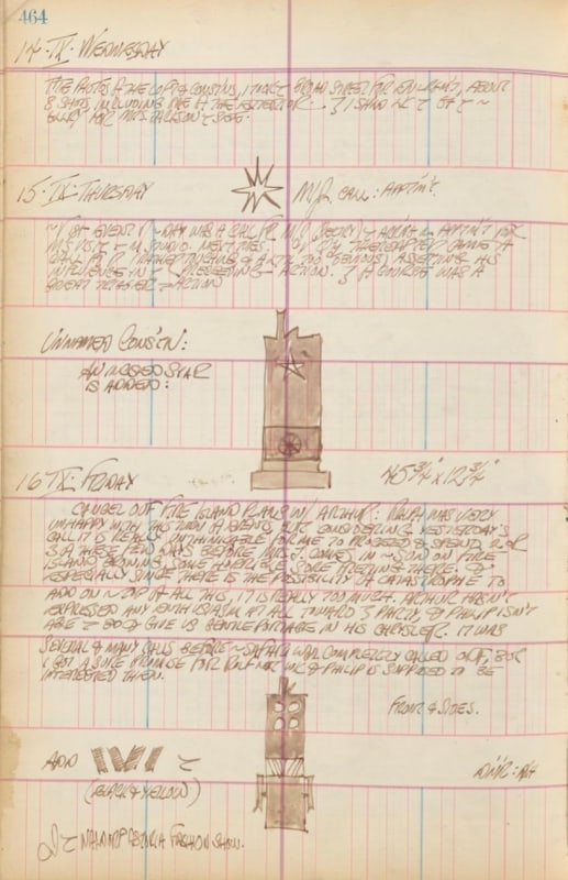September 14–16, 1960 -  - Journals - Robert Indiana