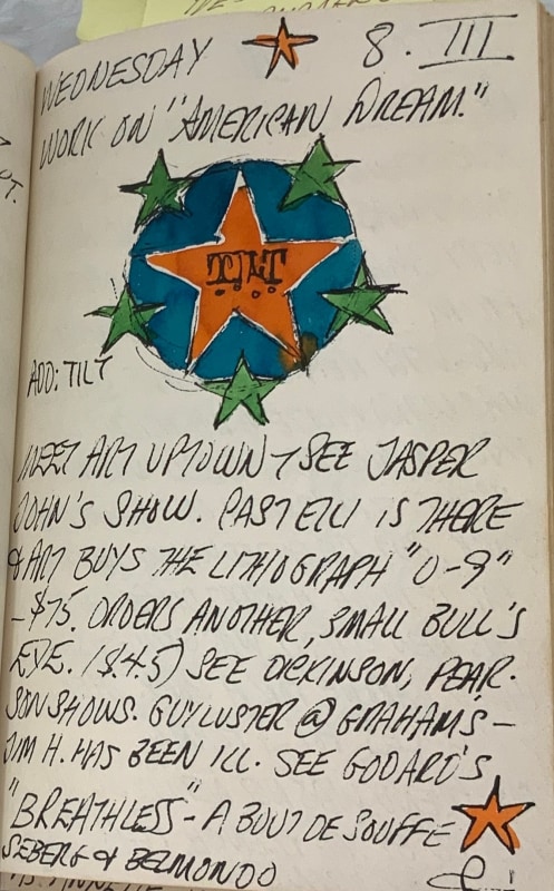 February 8, 1961 -  - Journals - Robert Indiana