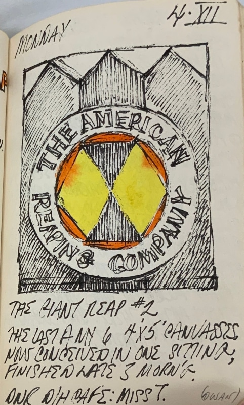 December 4, 1961 -  - Journals - Robert Indiana