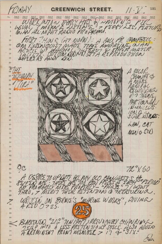 May 11, 1962 -  - Journals - Robert Indiana