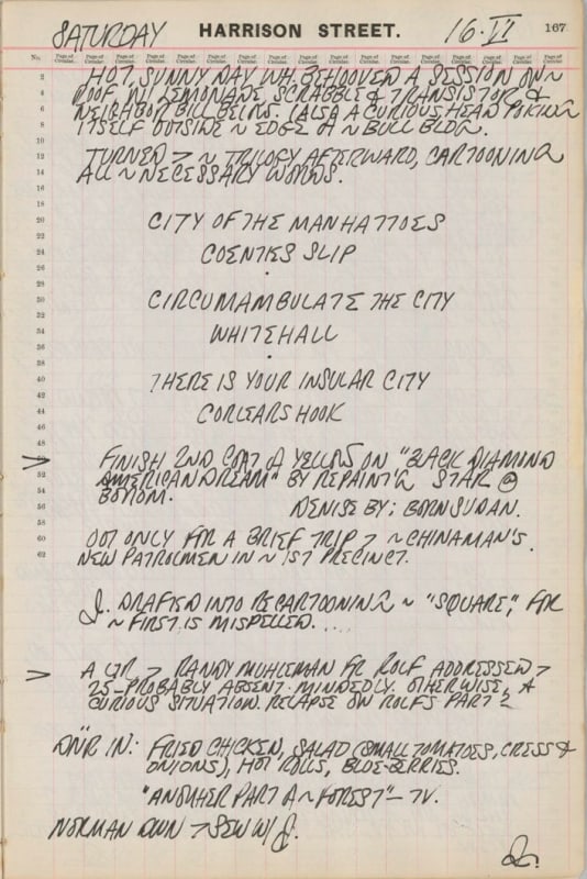 June 16, 1962 -  - Journals - Robert Indiana