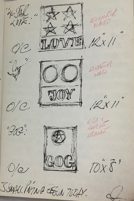 June 5, 1961 -  - Journals - Robert Indiana