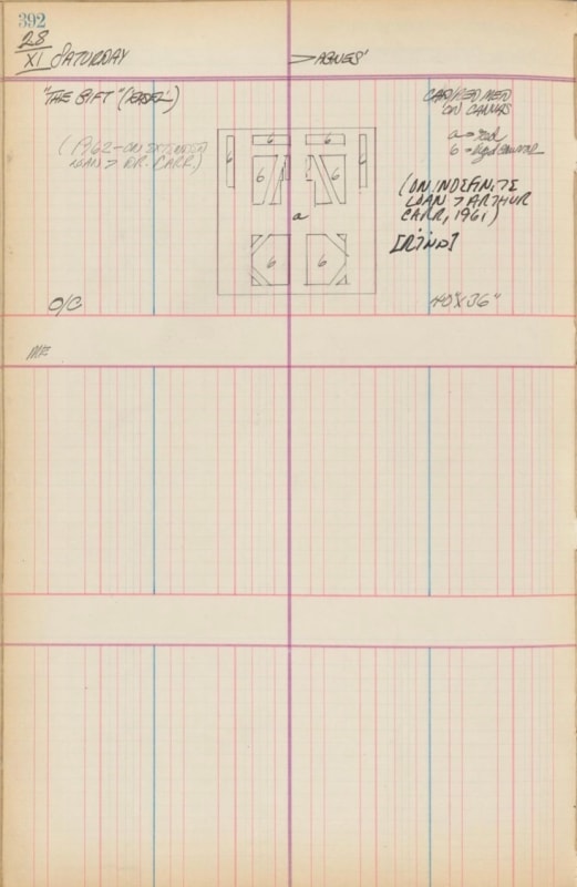 November 28, 1959 -  - Journals - Robert Indiana