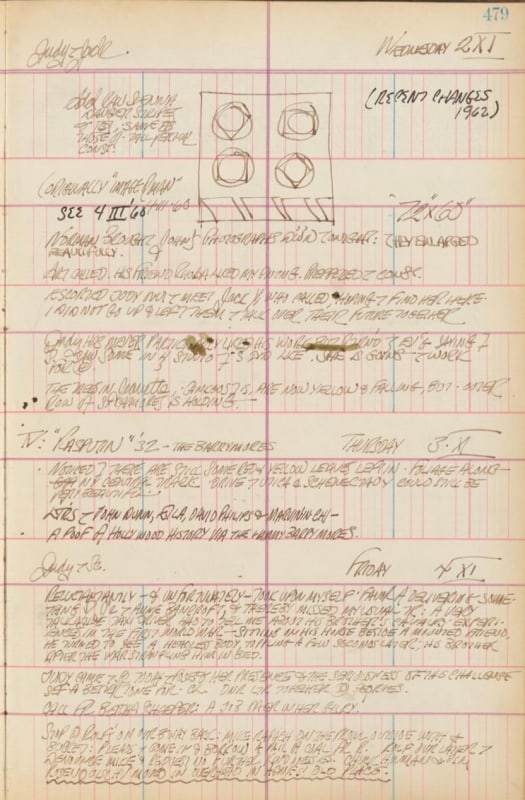 November 2–4, 1960 -  - Journals - Robert Indiana