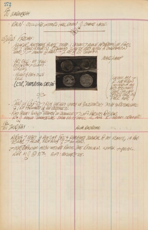 July 15–16, 1959, and July 15, 1960 -  - Journals - Robert Indiana