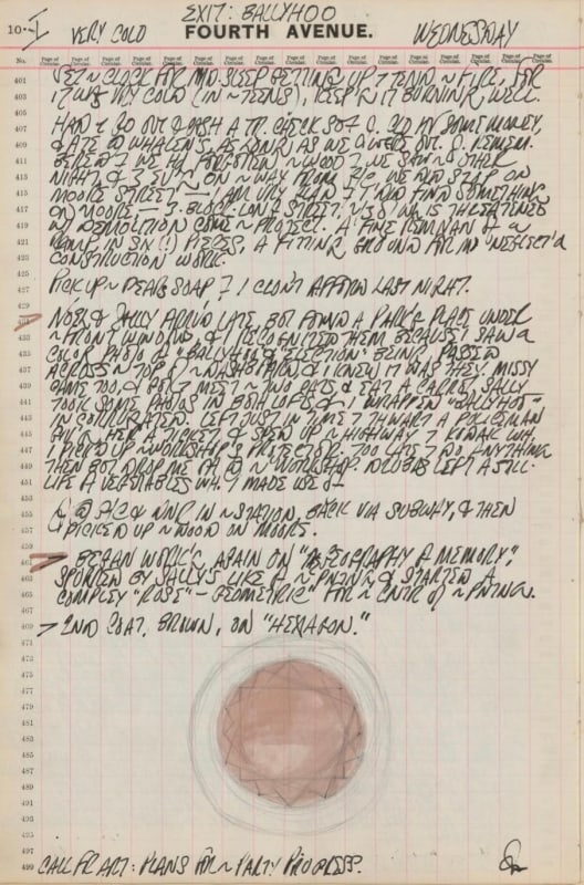 January 10, 1962 -  - Journals - Robert Indiana