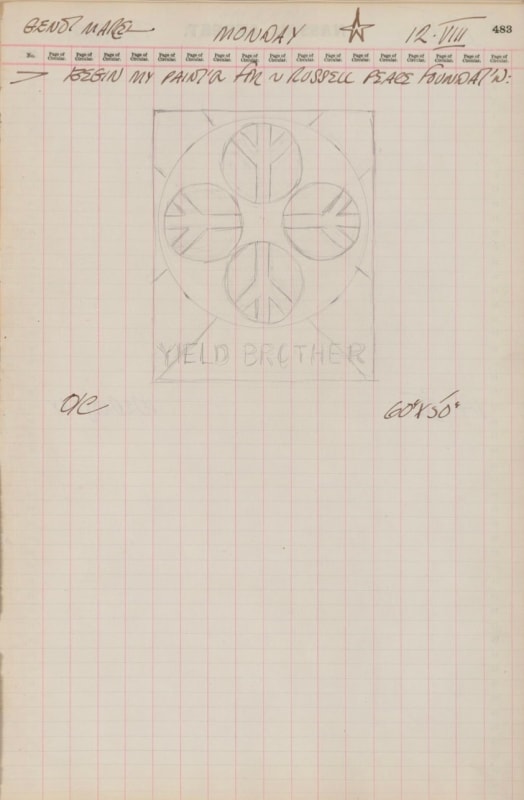 August 12, 1963 -  - Journals - Robert Indiana