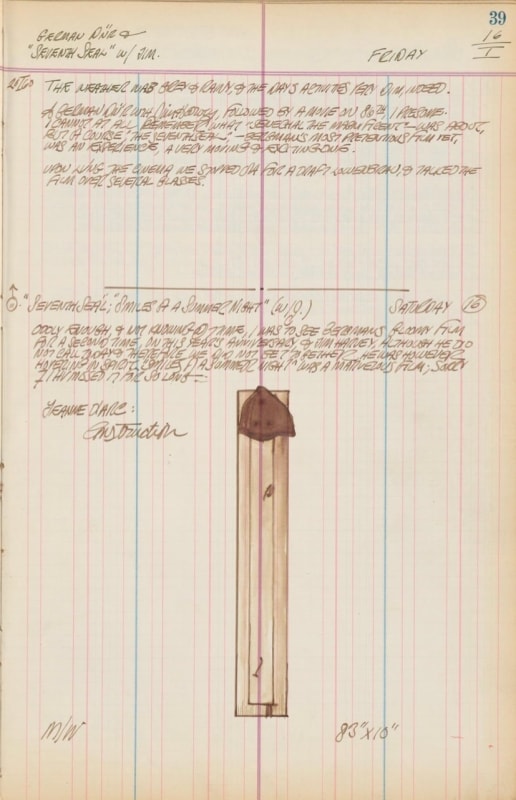 January 16, 1959, and January 16, 1960 -  - Journals - Robert Indiana