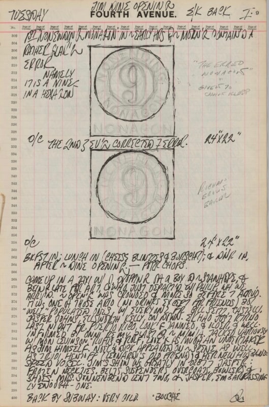 January 9, 1962 -  - Journals - Robert Indiana
