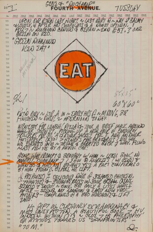 January 16, 1962 -  - Journals - Robert Indiana