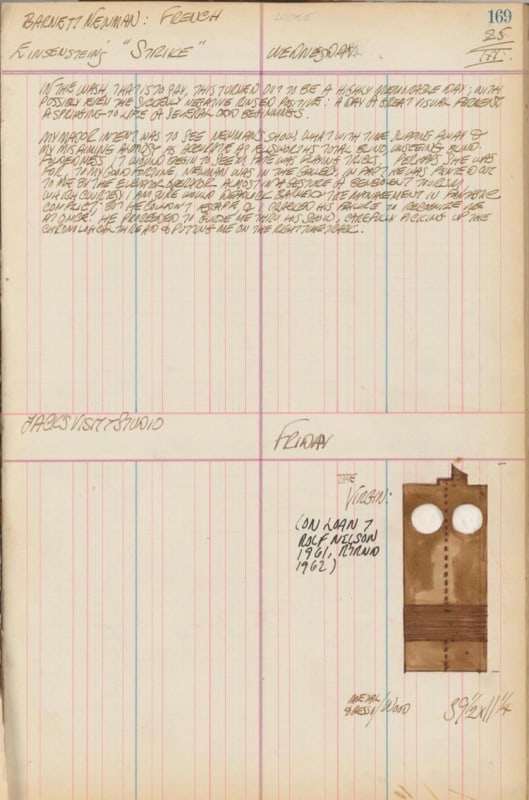 March 25, 1959, and March 25, 1960 -  - Journals - Robert Indiana