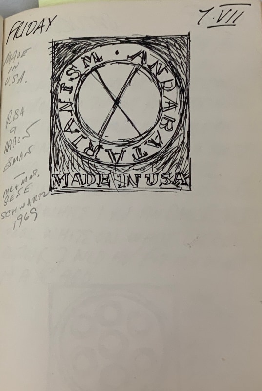 July 7, 1961 -  - Journals - Robert Indiana