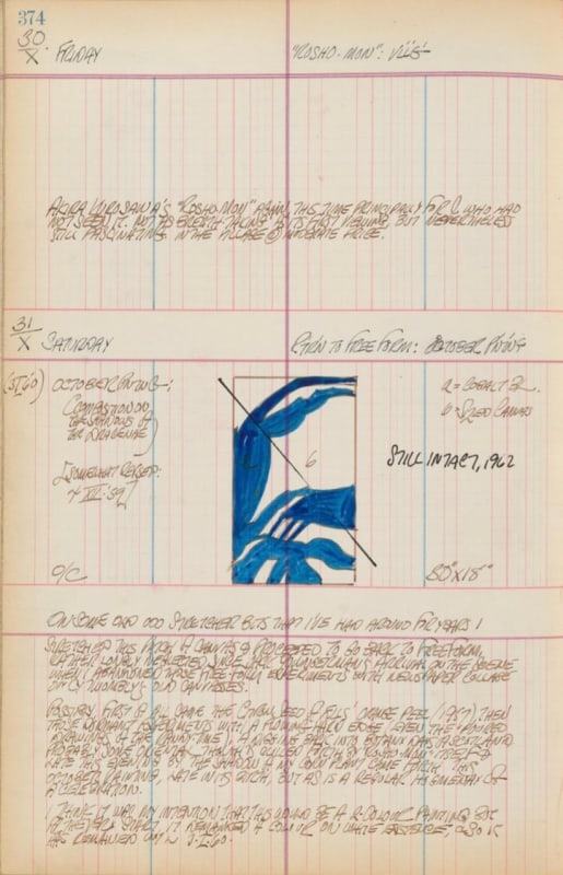 October 30–31, 1959 -  - Journals - Robert Indiana