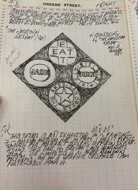 May 4, 1962 -  - Journals - Robert Indiana