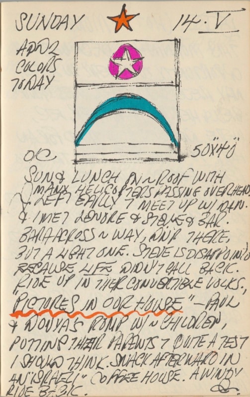 May 14, 1961 -  - Journals - Robert Indiana
