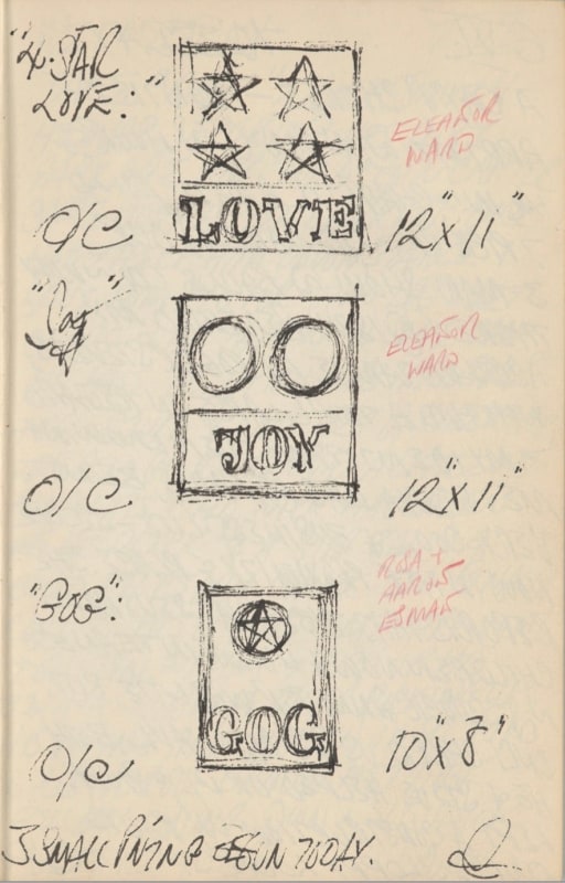 June 5, 1961 -  - Journals - Robert Indiana