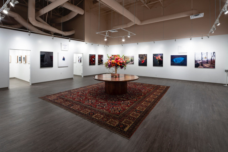 The interior of the gallery