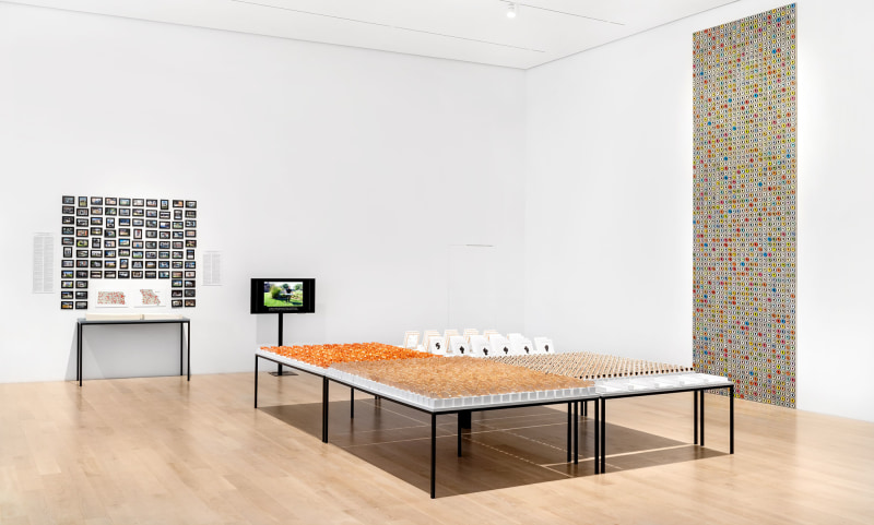 Installation view, Allan McCollum: Works since 1969, Institute of Contemporary Art, Miami (ICA Miami), 2020
