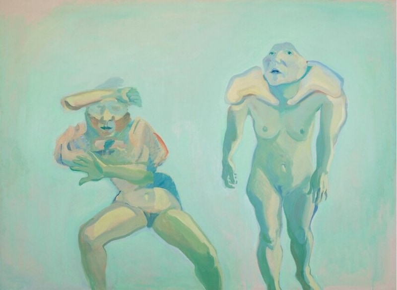 Die Last des Fleisches, 1973, Oil on canvas