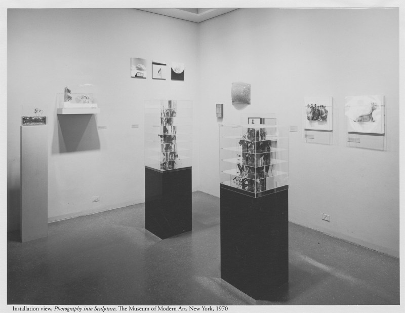 Installation view,&nbsp;Photography into Sculpture, The Museum of Modern Art, New York, 1970
