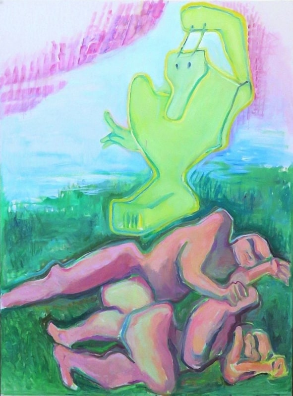 Die Inspiration, 2012, Oil on canvas