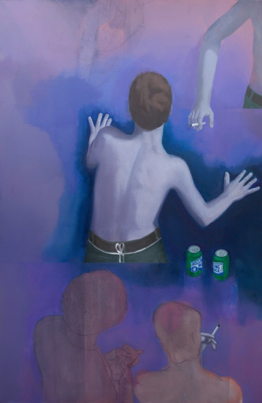 Lavender Ozone, 2015, Oil on canvas