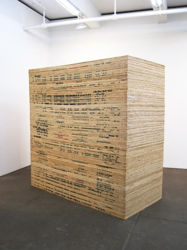 Martin Creed Work No. 387: Plywood