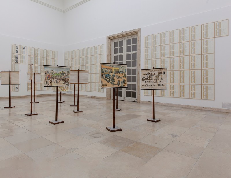 Installation view, Hanne Darboven, Enlightenment, Haus der Kunst, 2015