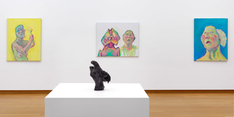 Maria Lassnig: Ways of Being. Installation view, 2019. Stedelijk Museum Amsterdam. Photo: GJ van Rooij.