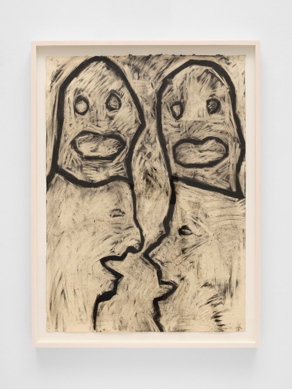 Joyce Pensato, Untitled, 1986, Charcoal on paper, 27 1/2 x 19 1/2 inches, 71.1 x 50.8 cm, Frame: 30 3/8 x 22 3/4 inches.&amp;nbsp;

&amp;copy; Joyce Pensato Foundation