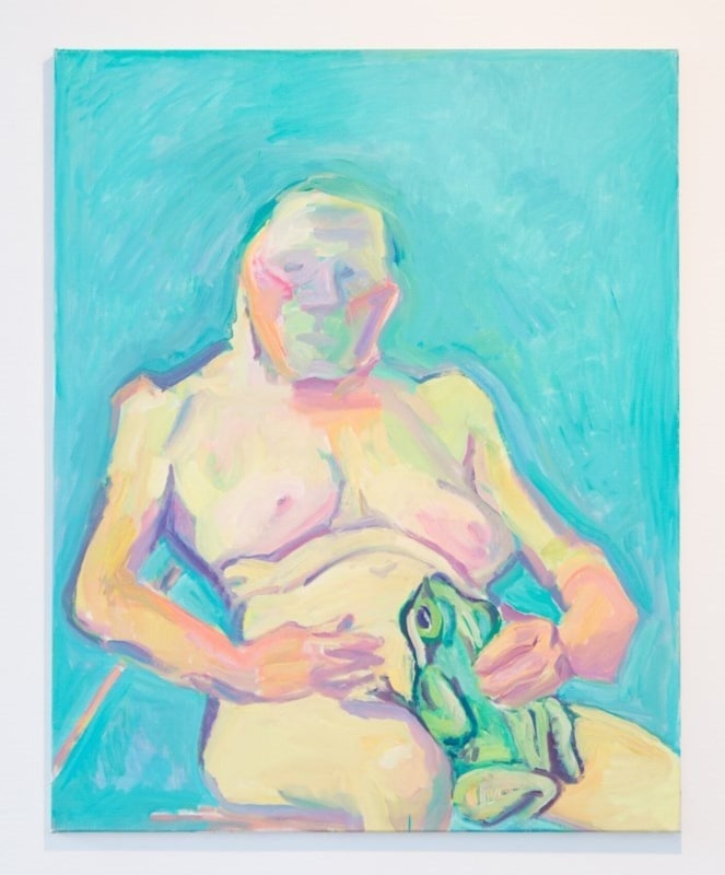 Froschkoenigin/Frog Princess, 2000, Oil on canvas