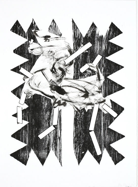 Untitled 2007 Woodcut, ink on paper