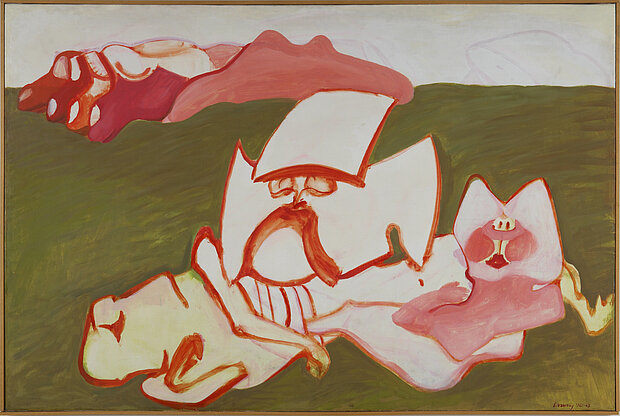 Erschaffung der Eva (Creation of Eve), 1962 - 1963, Oil on canvas
