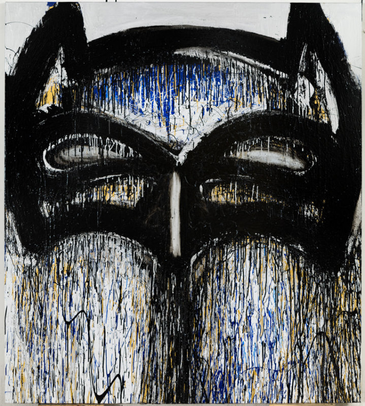 The Doudz Batman, 2017, Signed, titled, and dated verso
