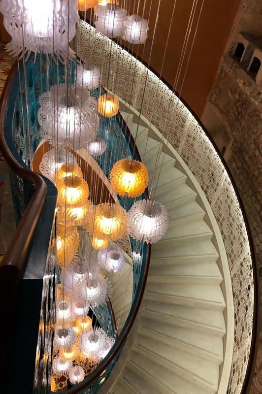 Staircase, L&rsquo;Arlatan Hotel, Arles, France