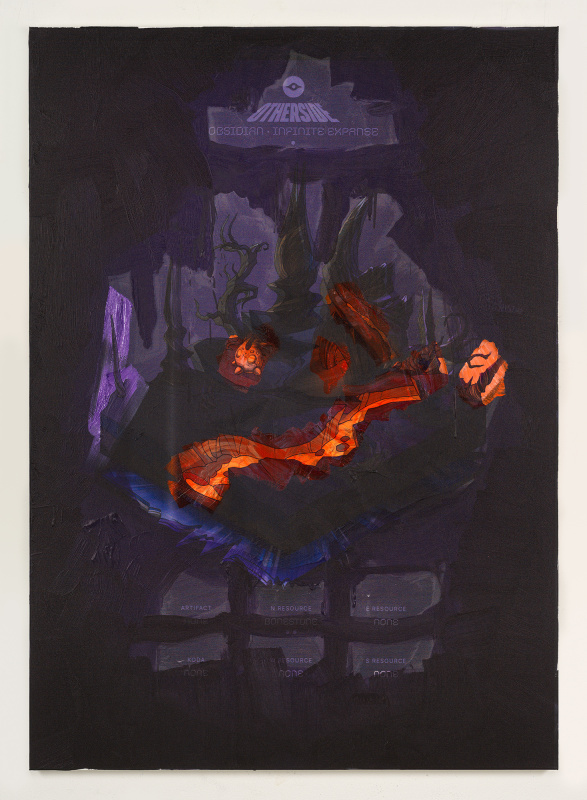 Simon Denny, Metaverse Landscape 14: Otherdeed for Otherside #50769, 2023