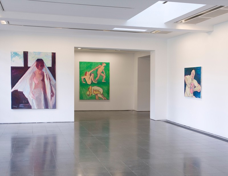 Installation view, Maria Lassnig, Serpentine Gallery, London, 2008