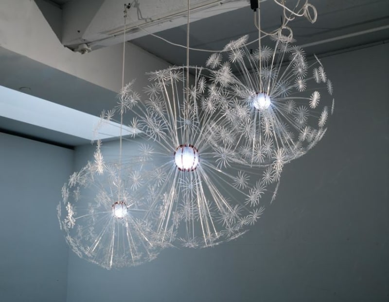 Jorge Pardo Untitled (set of 3 dandelion lamps)